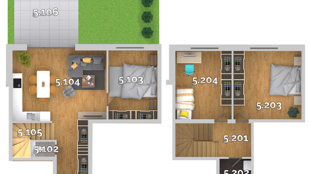 Projekt NOVÁ TULIPA Kvetoslavov - Byt A3.5