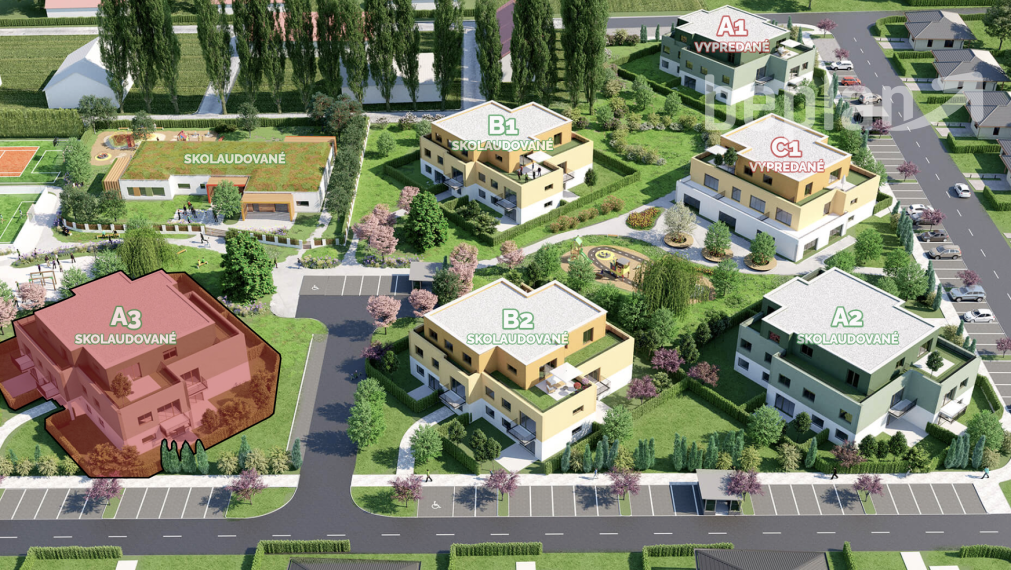 Projekt NOVÁ TULIPA Kvetoslavov - Byt A3.7