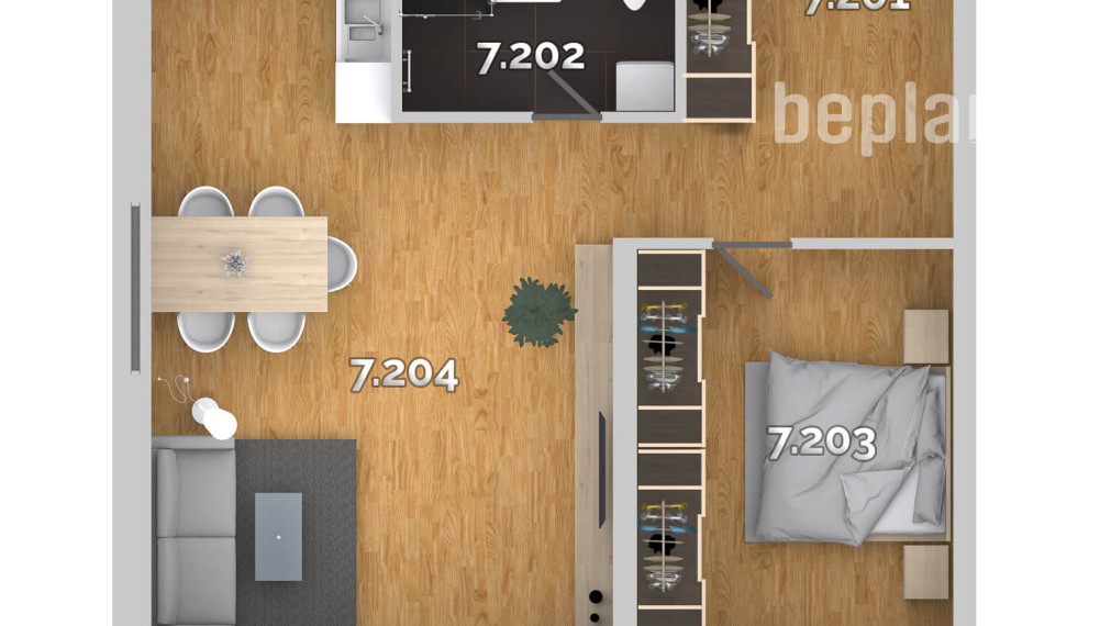 Projekt NOVÁ TULIPA Kvetoslavov - Byt A3.7