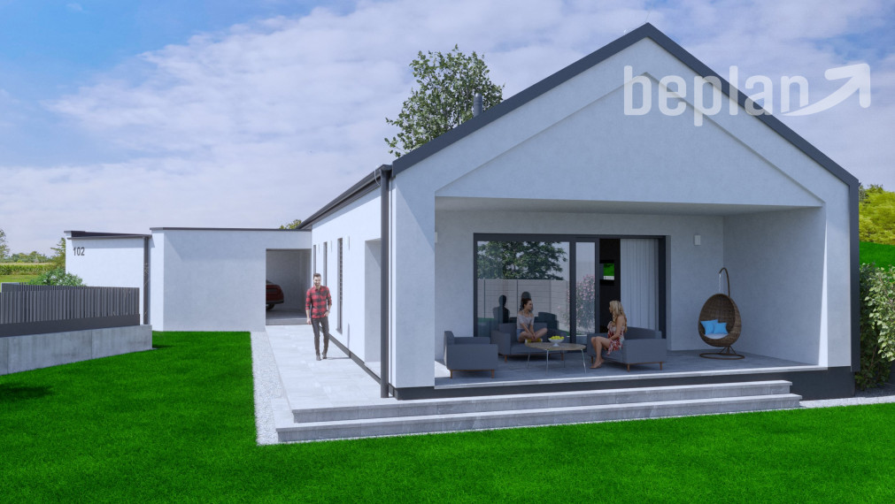 Na predaj štýlová novostavba 4-izbového rodinného domu v obci Sučany