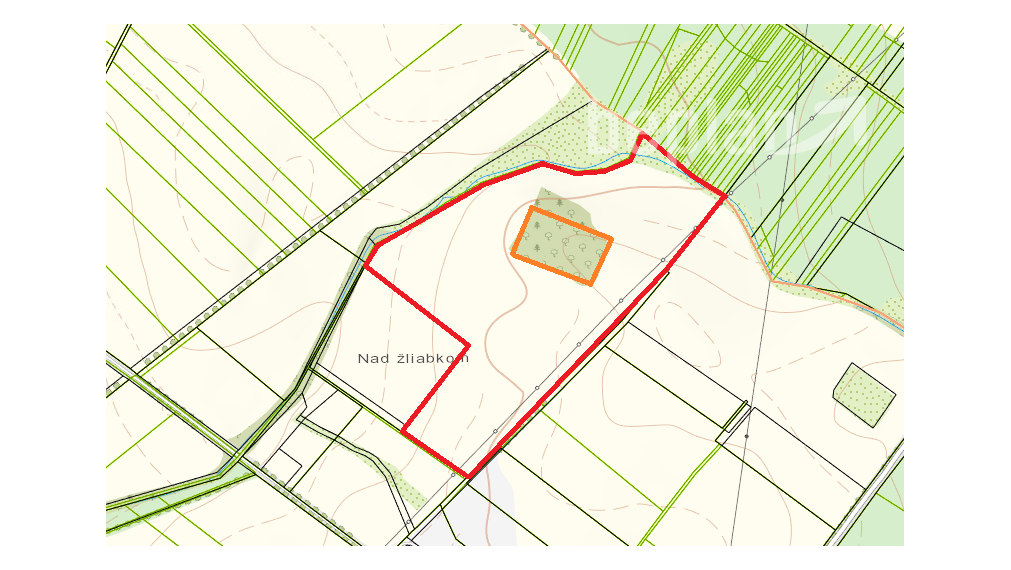 Na predaj perspektívny pozemok v obci Mošovce