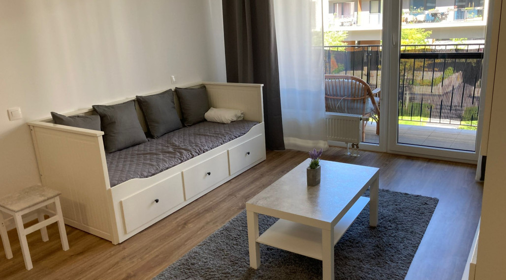 Na prenájom 1-izbový byt s balkónom v novostavbe Slnečnice