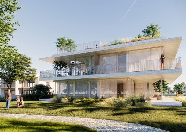 Na predaj priestranný 3-izbový byt s unikátnou strešnou terasou v novostavbe v Hrubej Borši