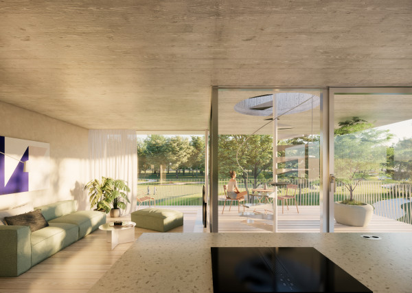 Na predaj priestranný 4-izbový byt v unikátnej novostavbe v Hrubej Borši