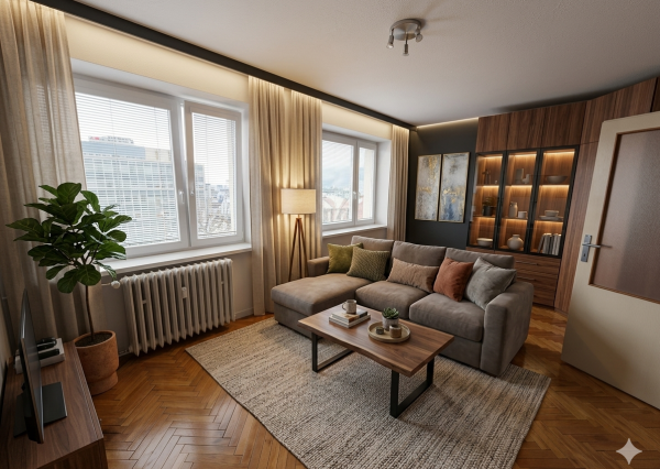 Na predaj priestranný 3-izbový byt v lokalite Martin-Sever